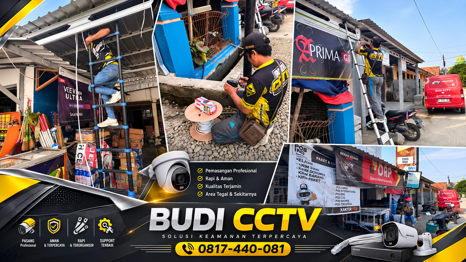Instalasi CCTV Hikvision di Toko Sembako Pekalongan, Keamanan Jangka Panjang
