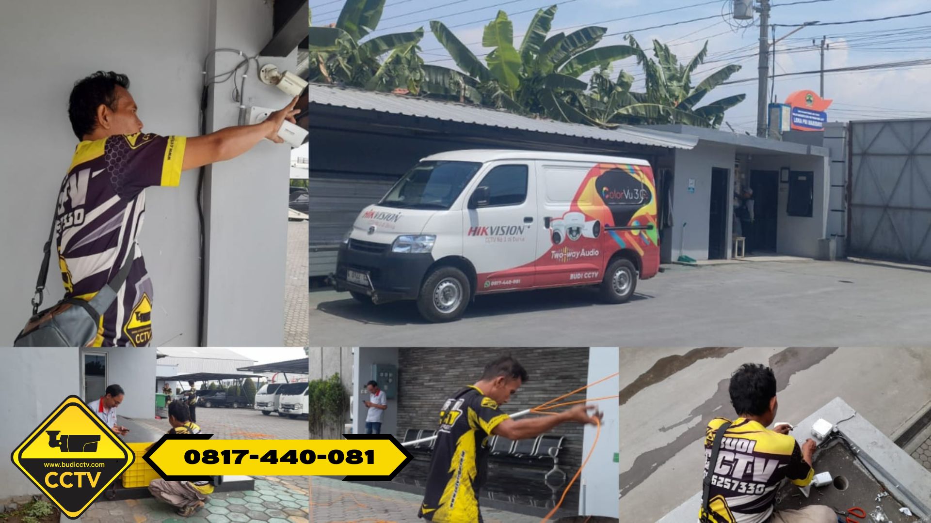 Instalasi IP Camera ColorVu di PT Bakti Transindo oleh Budi CCTV