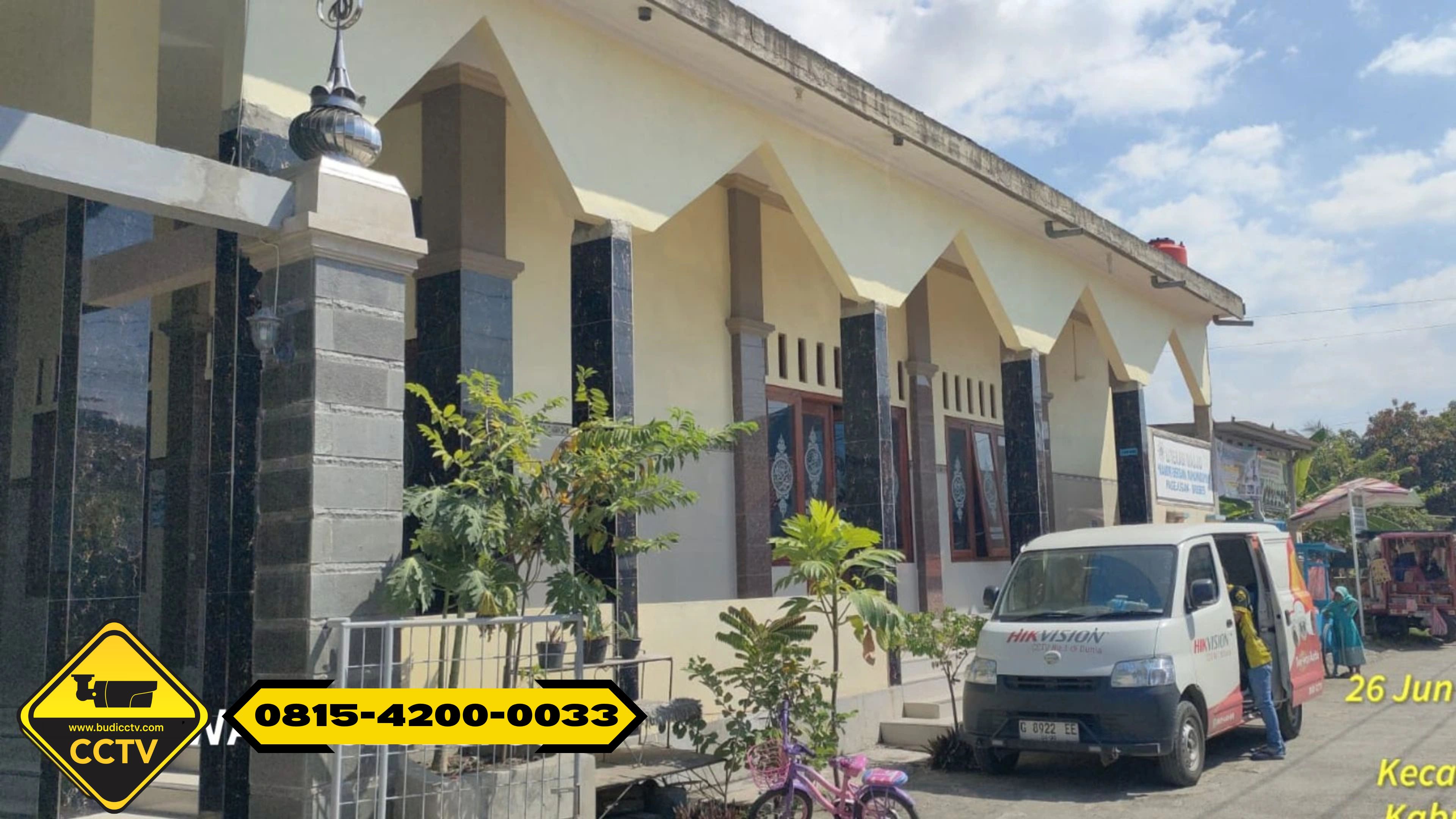 Pemasangan CCTV Hikvision 8 Channel Smart Hybrid Light 2MP di Masjid Wilayah Batang