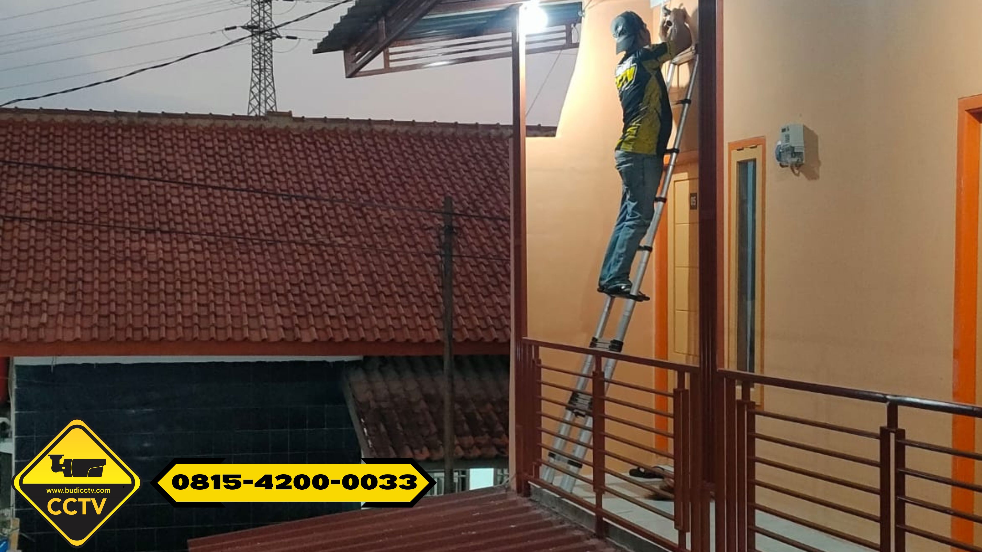 Pemasangan CCTV Hikvision 4 Channel 5MP Smart Hybrid Light + ColorVu Audio + Two Way Audio di Kos-Kosan Wilayah Kajen