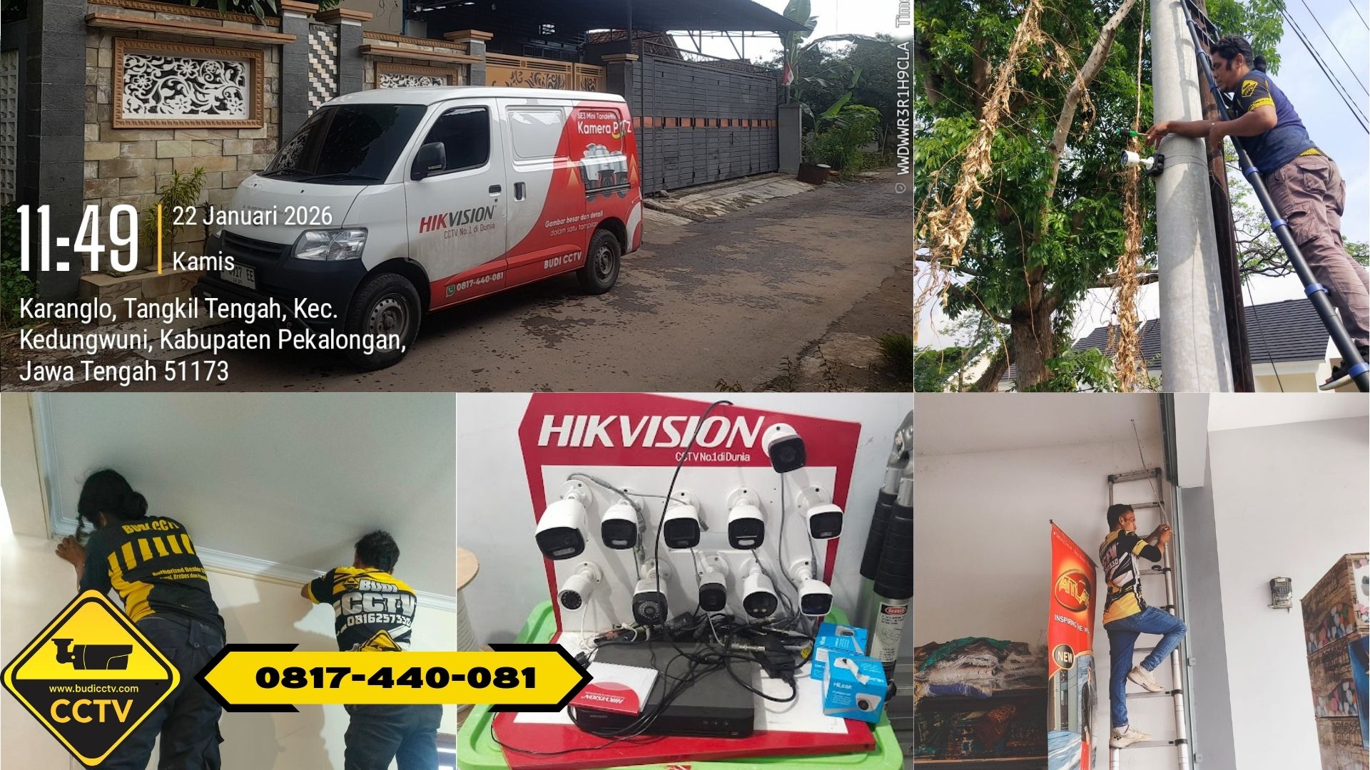 Rekomendasi Toko CCTV Pekalongan – Pasang CCTV Hikvision untuk Rumah di Kedungwuni Pekalongan